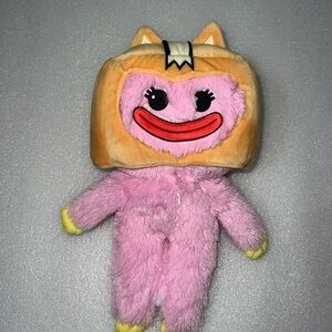 LankyBox X Poppy Playtime Foxy X Kissy Missy Plush 12”